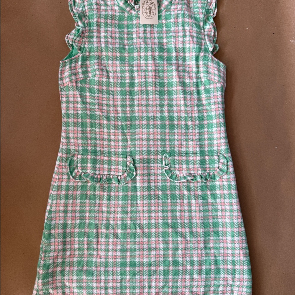 The Beaufort Bonnet Company Green Plaid Dress
